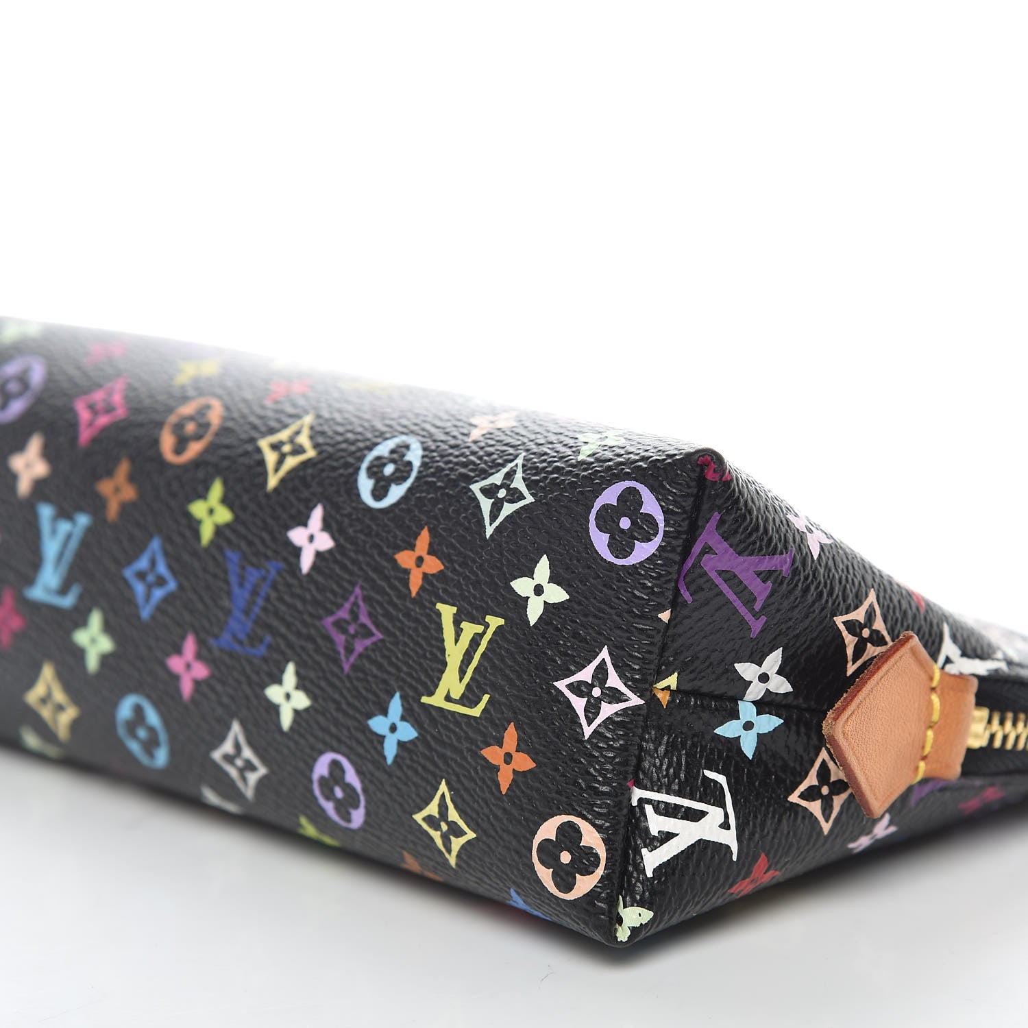Louis Vuitton Monogram Multicolor Cosmetic Pouch Black Grenade 6 of 8