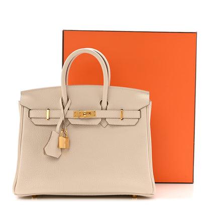 Hermes Togo Birkin 25 Craie 11 of 11