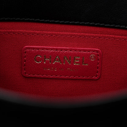 Chanel Velvet Strass Diamond Lock Flap Black 7 of 11