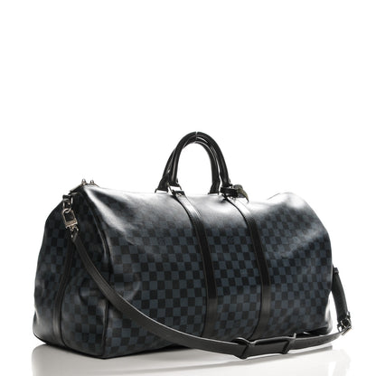 Louis Vuitton Damier Cobalt Keepall Bandouliere 55 3 of 7