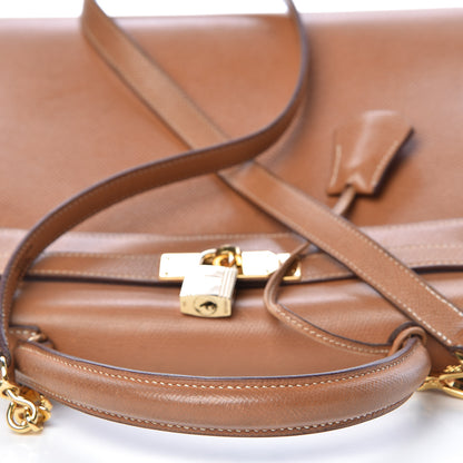 Hermes Courchevel Kelly Sellier 28 Gold 8 of 49