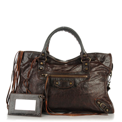 Balenciaga Chevre Classic Hardware City Chocolate 1 of 7