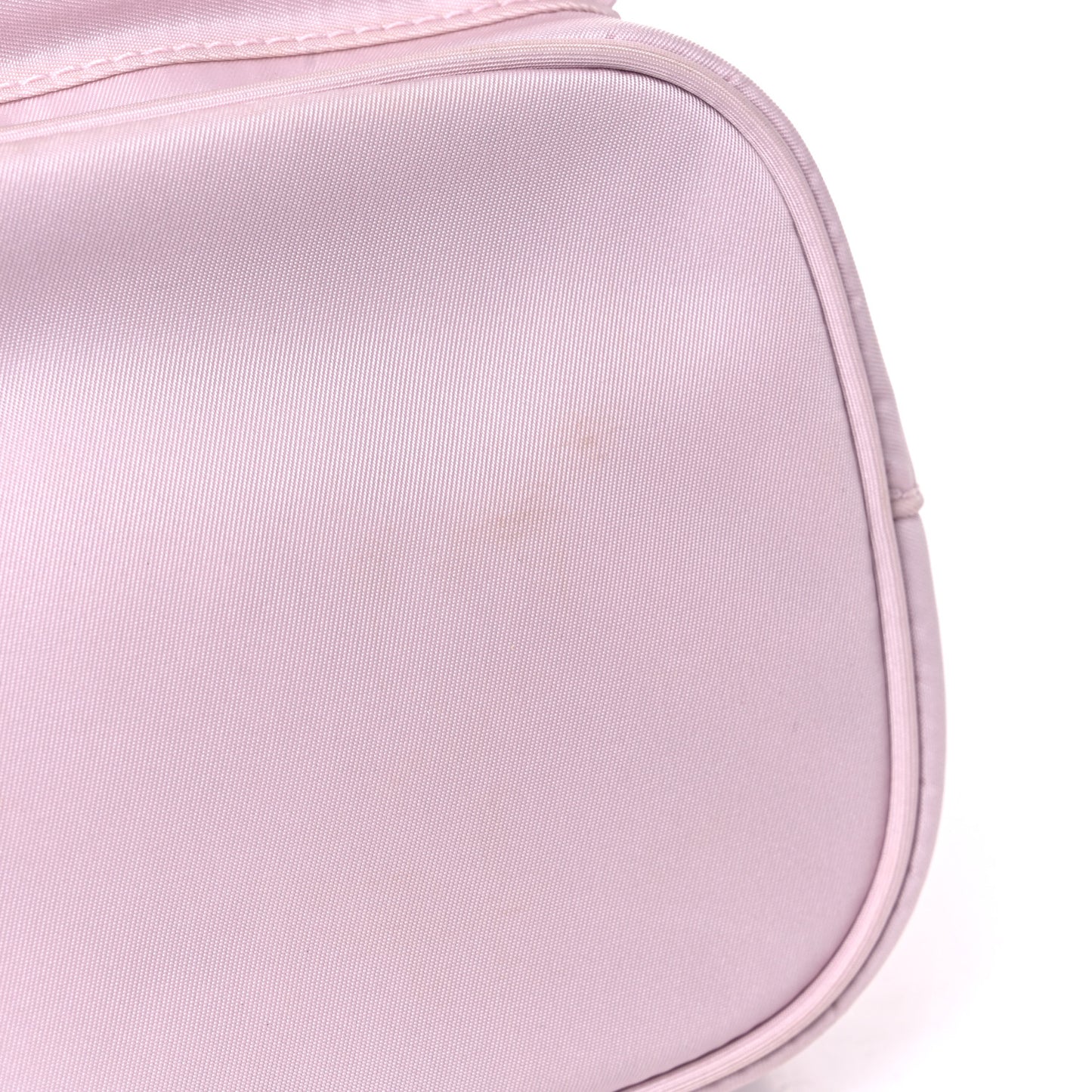 Re-Nylon Saffiano Duet Bucket Crossbody Bag Alabastro