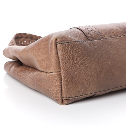 Gucci Calfskin Medium Bamboo Bar Tote Bag Brown 7 of 8