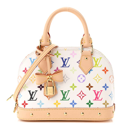 Louis Vuitton LV x TM Monogram Multicolor Alma BB White 1 of 10