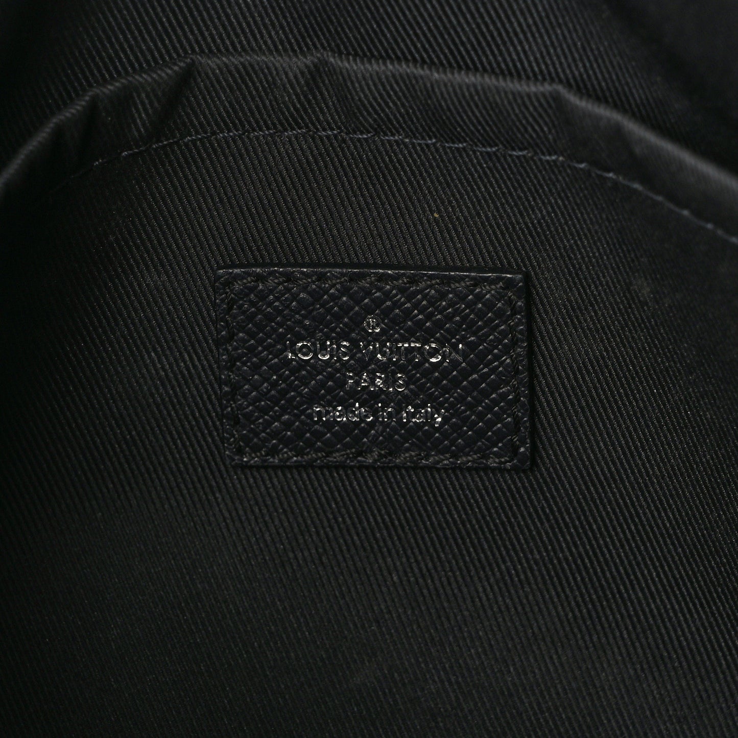 LOUIS VUITTON Taiga Monogram Eclipse Outdoor Messenger Black