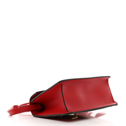 Gucci Calfskin Mini Sylvie Top Handle Bag Hibiscus Red 4 of 13