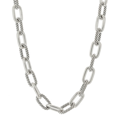 David Yurman Sterling Silver 11mm Madison Chain Toggle Necklace 1 of 6