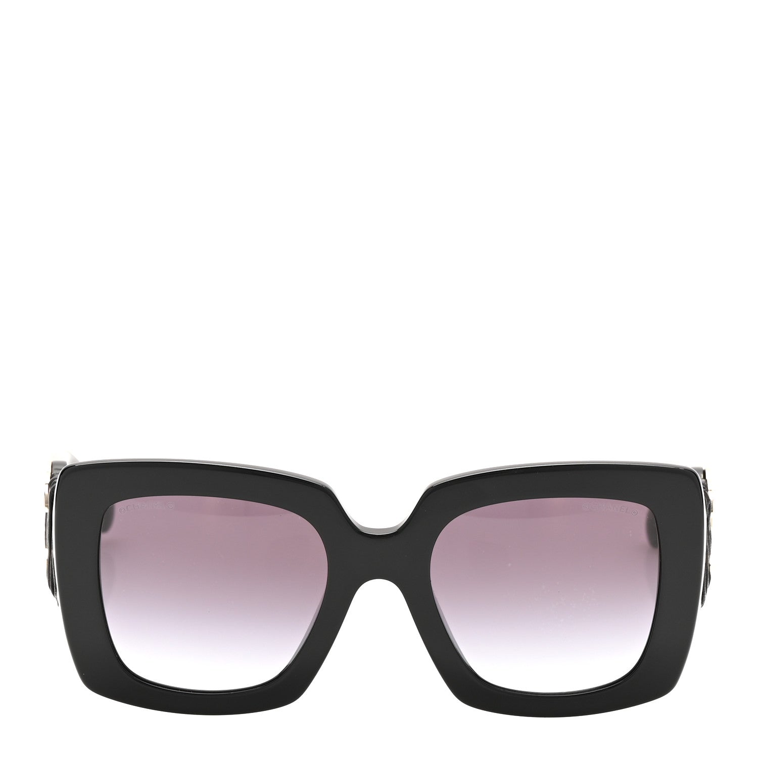 Chanel Acetate Calfskin Square Sunglasses 5474-Q-A Black 2 of 8