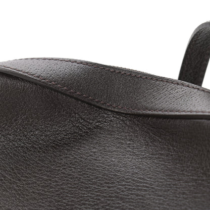 Gucci Textured Calfskin Web Small Webby Bee Shoulder Bag Brown Coffee 9 of 11