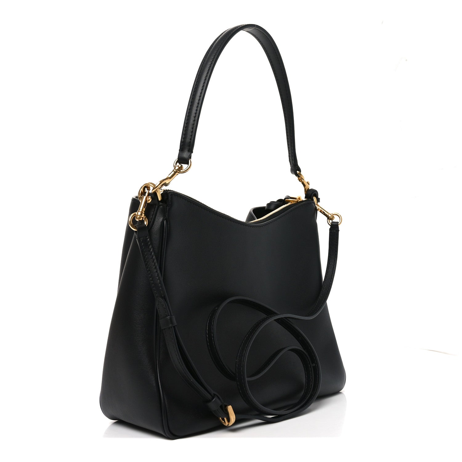 Balenciaga Natural Smooth Calfskin Small Rodeo Hobo Black 4 of 11