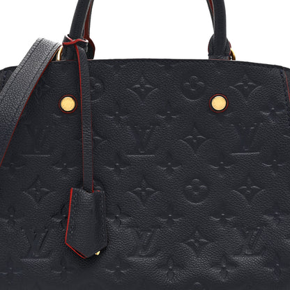 Louis Vuitton Empreinte Montaigne BB Marine Rouge 8 of 10