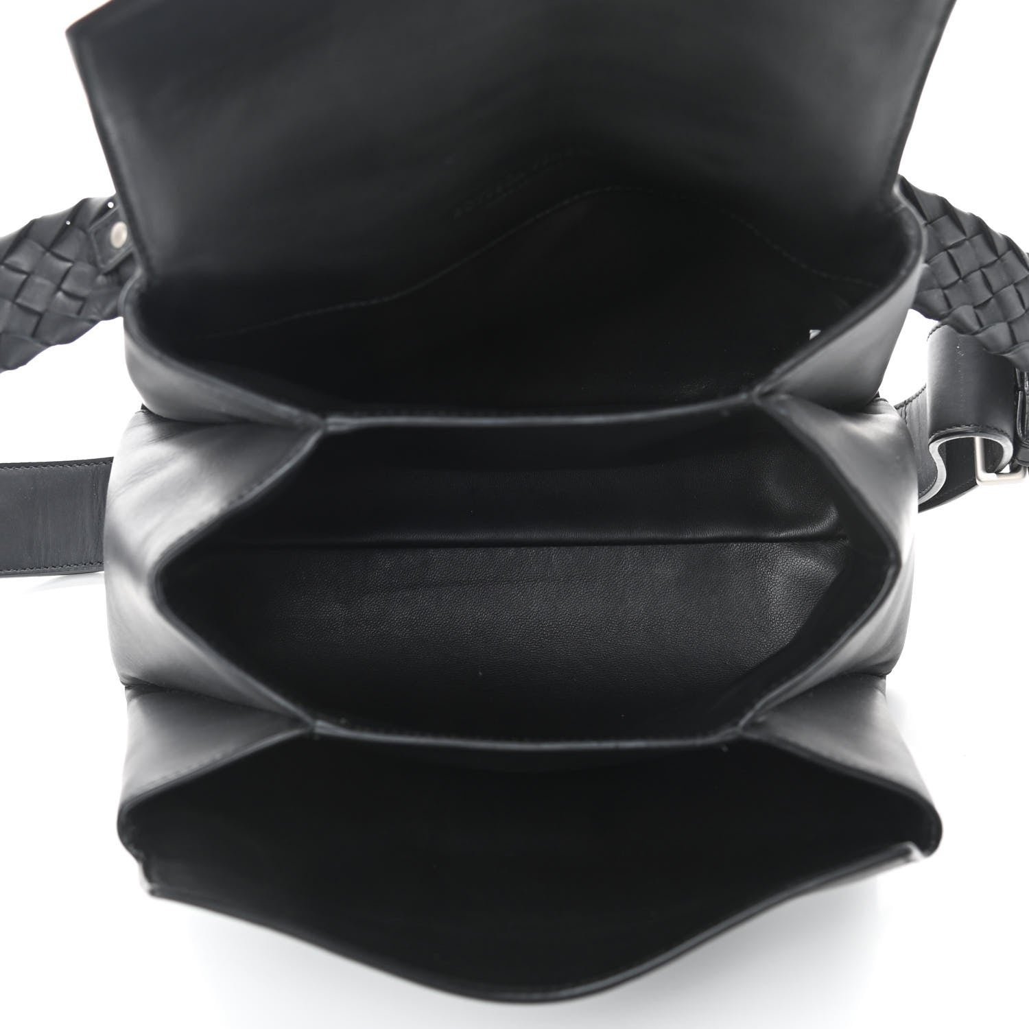 Bottega Veneta Nappa Small Piazza Bag Black 5 of 10