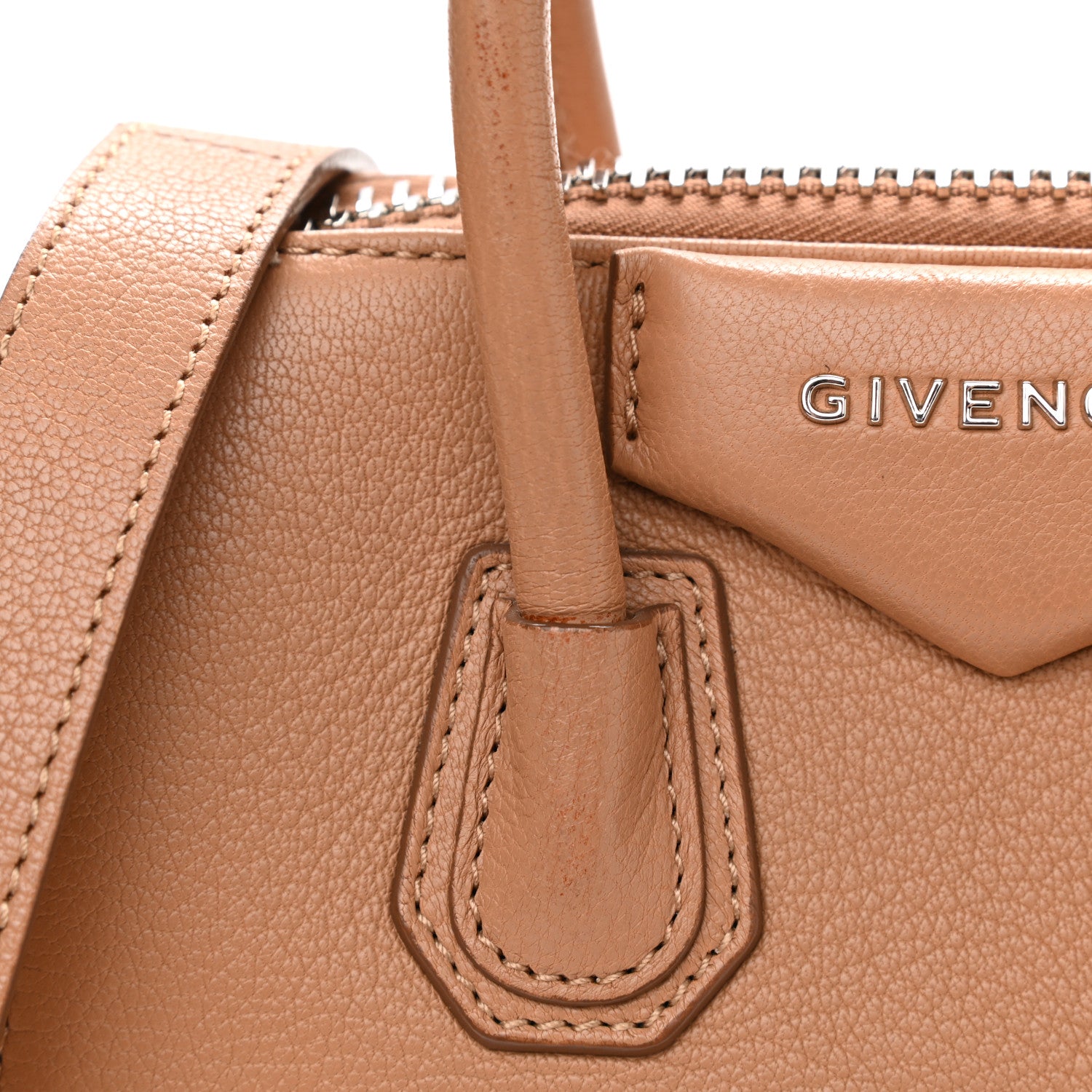 Givenchy Sugar Goatskin Mini Antigona Medium Beige 11 of 12