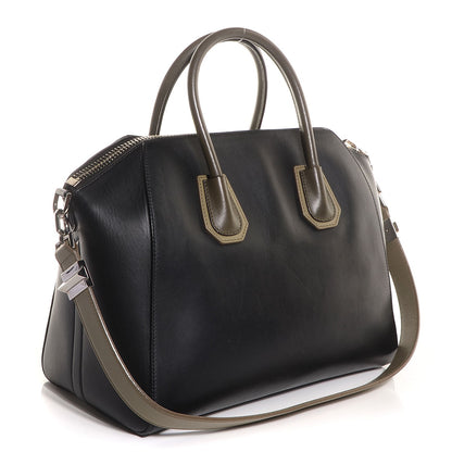 Givenchy Smooth Calfskin Medium Tri-Color Antigona Black Green 4 of 10