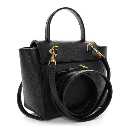 Celine Grained Calfskin Pico Belt Bag Black 3 of 10