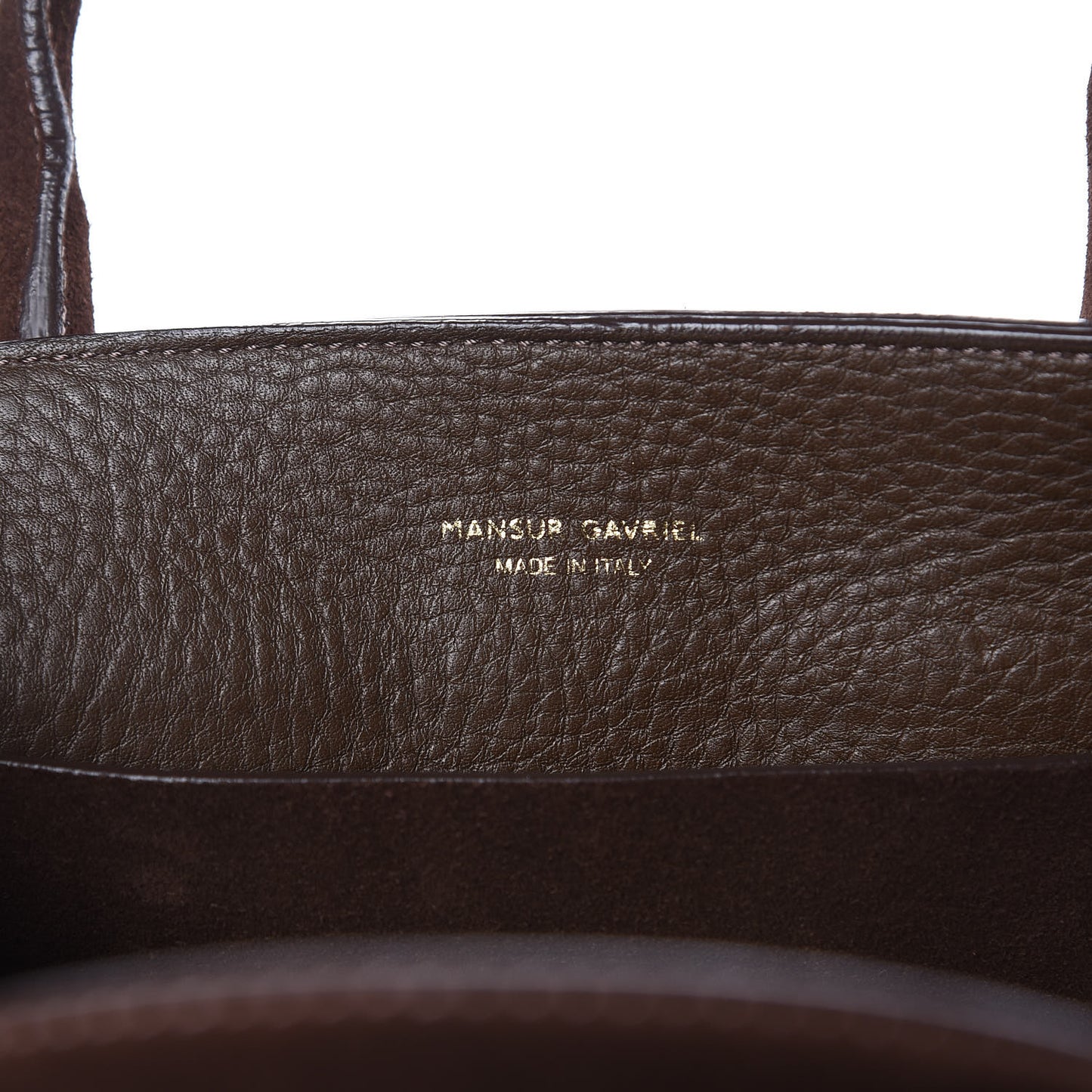 Suede Mini Sun Bag Chocolate