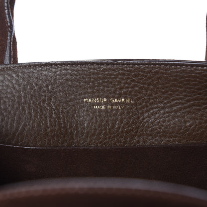 Mansur Gavriel Suede Mini Sun Bag Chocolate 6 of 13