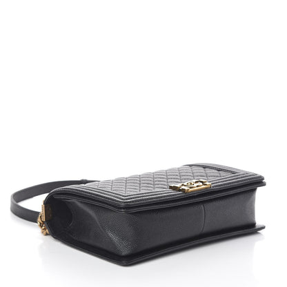 Chanel Caviar Quilted New Medium Boy Flap Black 4 of 10