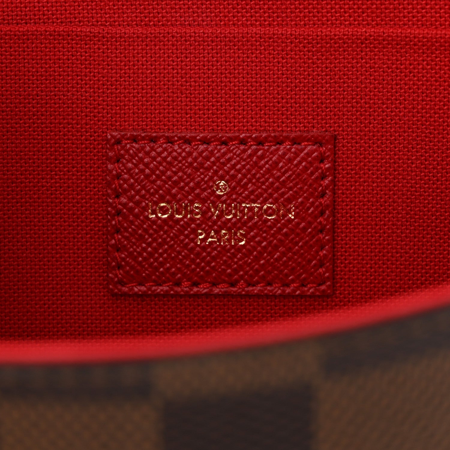 Louis Vuitton Damier Ebene Pochette Felicie Chain Wallet 7 of 14