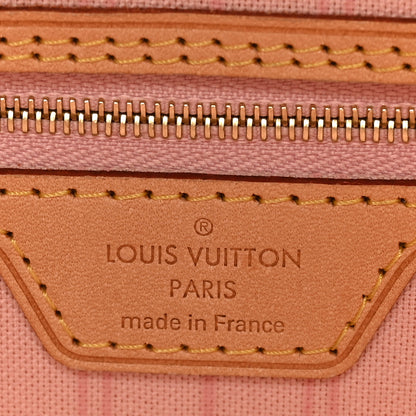 Louis Vuitton Damier Azur Neo Neverfull MM Rose Ballerine 6 of 10