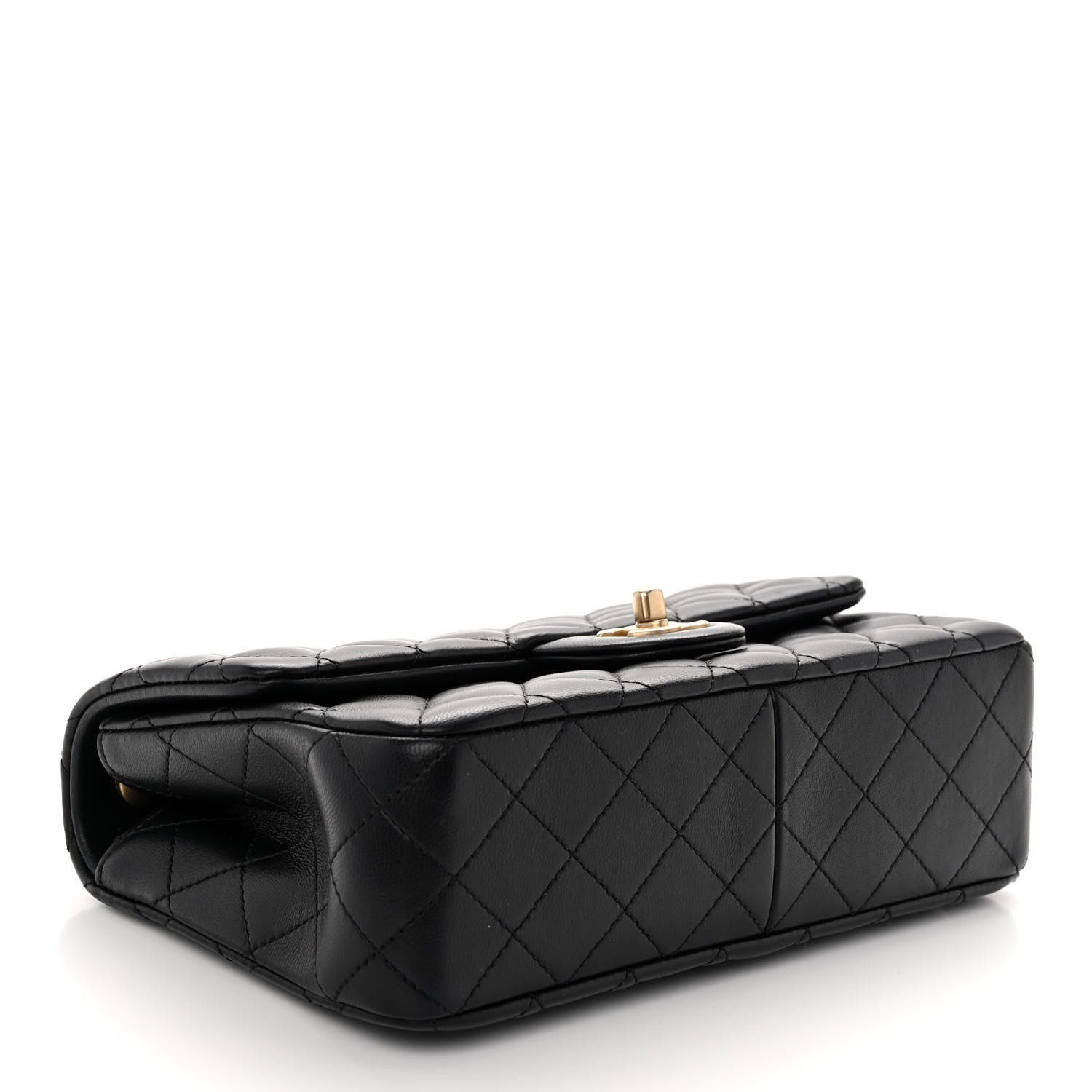 Chanel Lambskin Quilted Small Sweet Camellia Flap Black 4 of 11