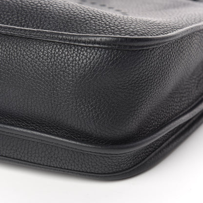 Hermes Taurillon Clemence Evelyne III GM Black 10 of 10