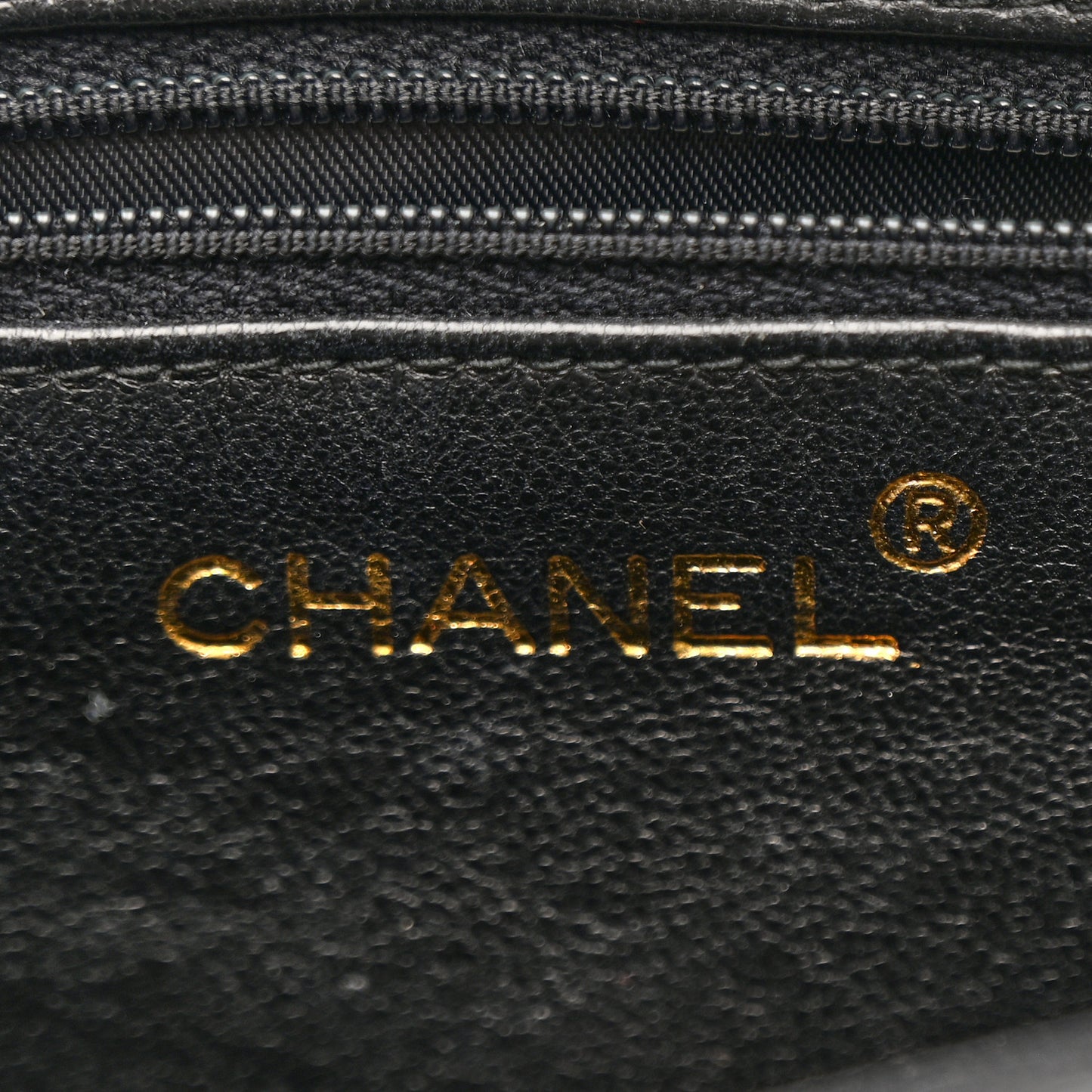 Patent Quilted CC Shoulder Bag Black