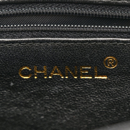 Chanel Patent Quilted CC Shoulder Bag Black 6 of 13
