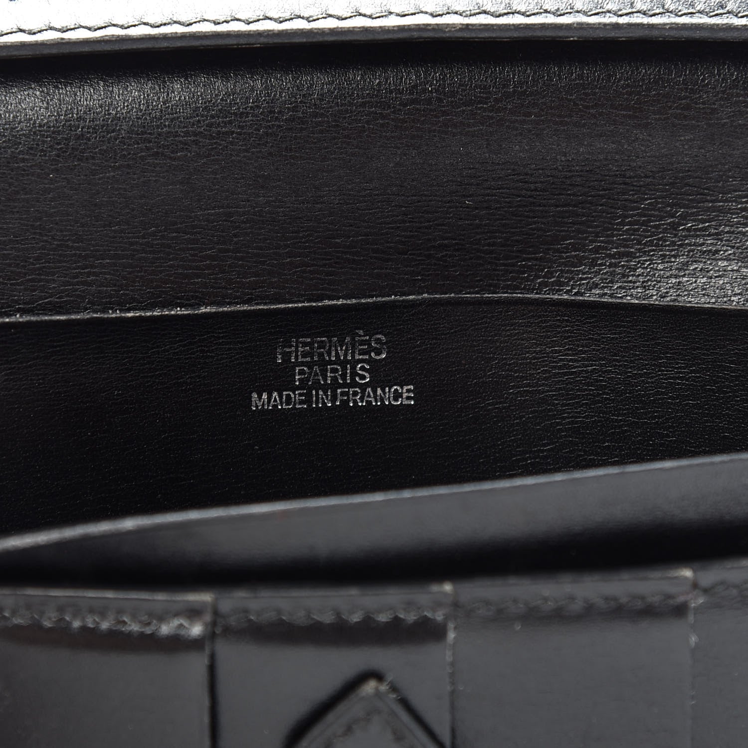 Hermes Box Bearn Wallet Black 6 of 6
