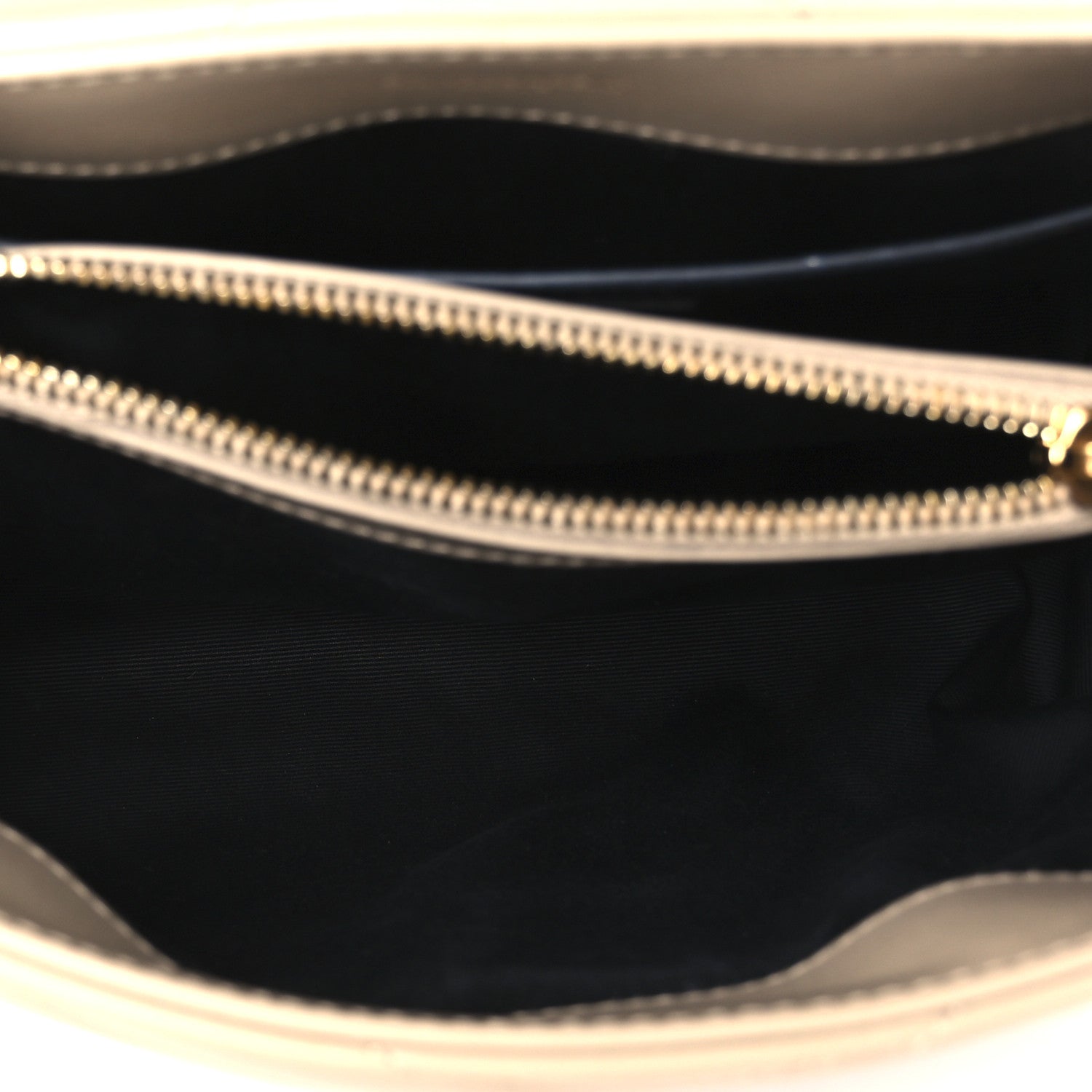 Saint Laurent Calfskin Y Quilted Monogram Small Loulou Chain Satchel Dark Beige 5 of 10