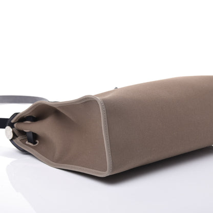 Hermes Vache Hunter Toile Herbag Zip 31 PM Etoupe Ebene 7 of 13