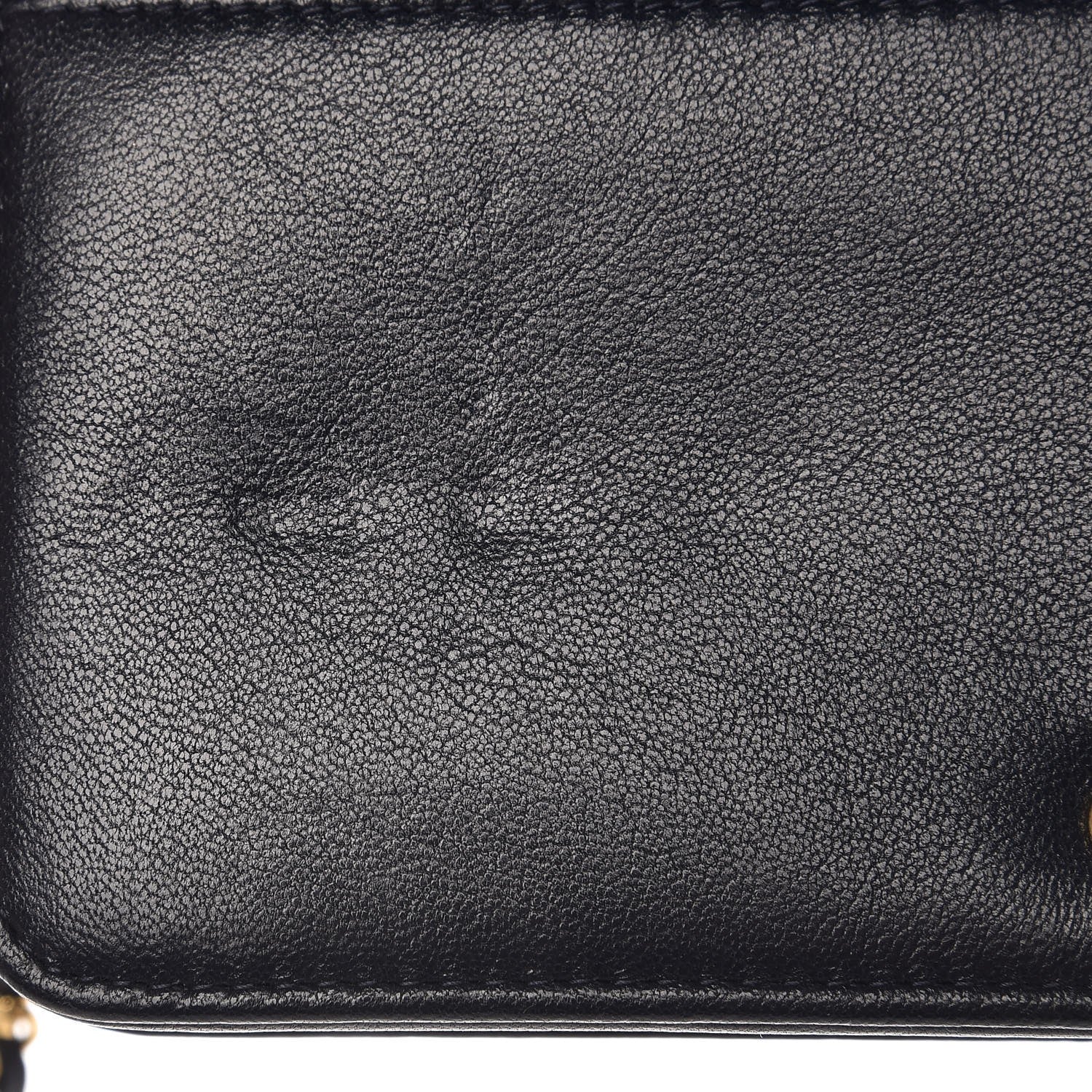 Chanel Sheepskin Quilted Mademoiselle Vintage Wallet On Chain WOC Navy 9 of 10