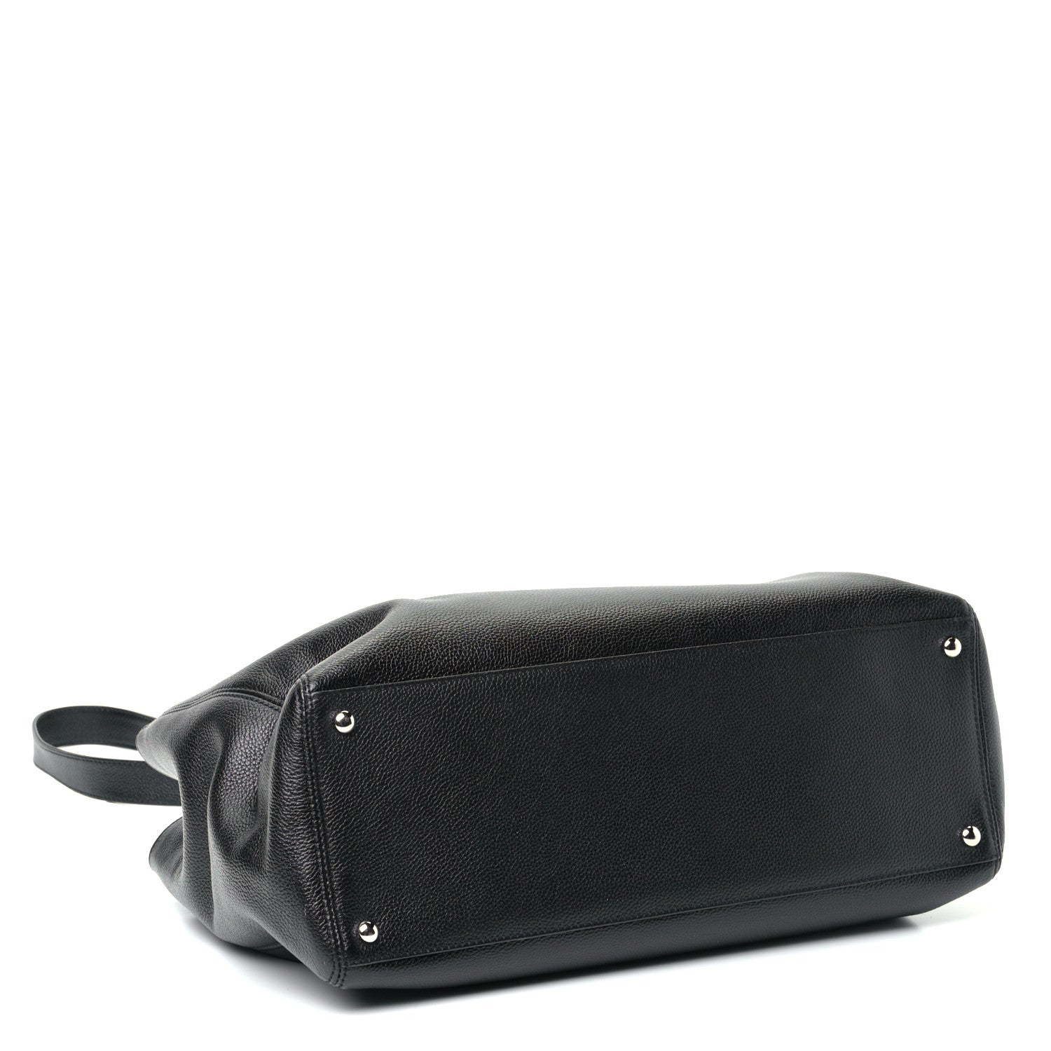 Chanel Calfskin Cerf Executive Shopper Tote Black 3 of 5