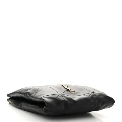 Saint Laurent Lambskin Matelasse Monogram Medium Jamie 4.3 Pochon Black 5 of 12