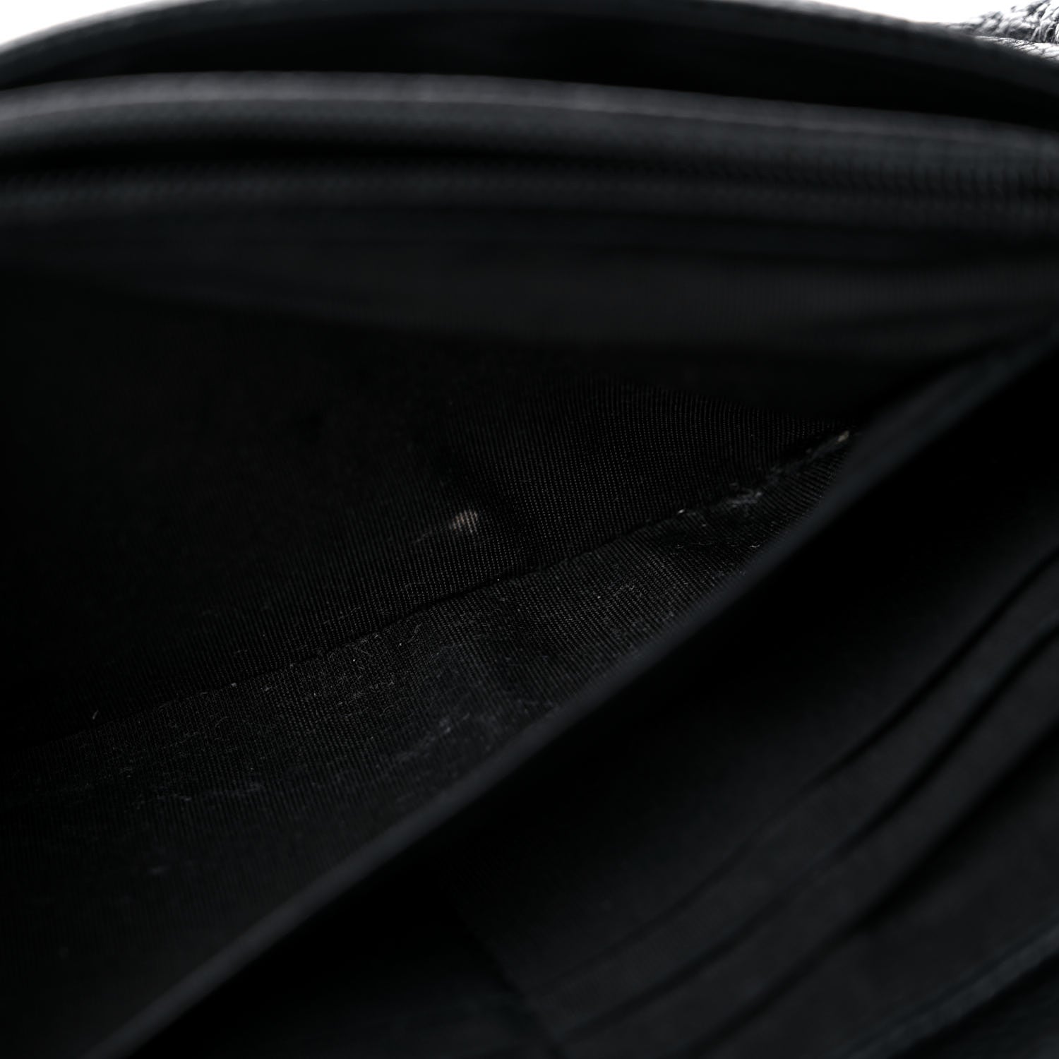 Chanel Caviar Half Moon Wallet On Chain WOC Black 12 of 16