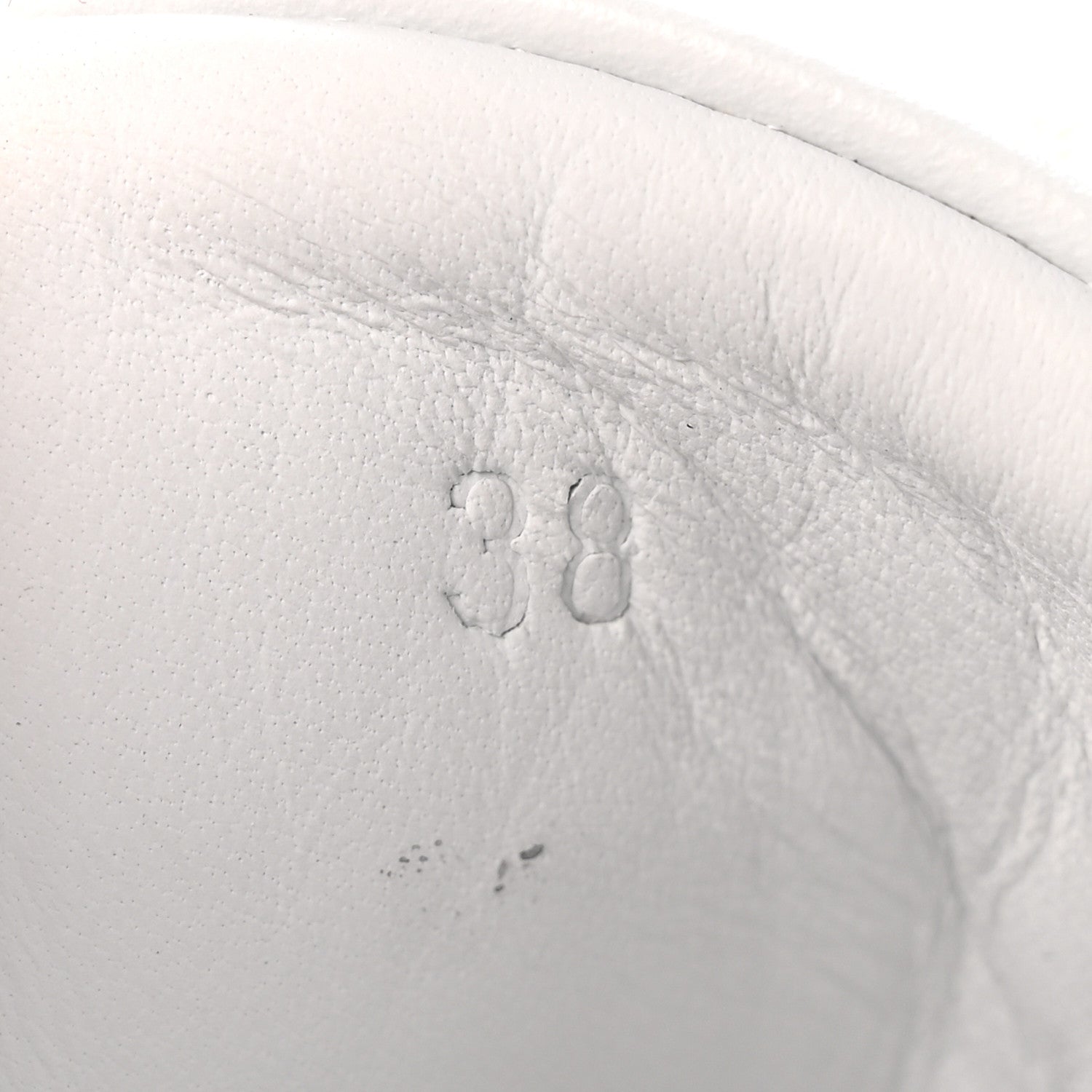 Hermes Calfskin Womens Happy Sneakers 38 White 8 of 10