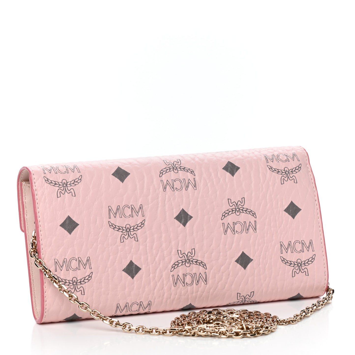 Visetos Large Patricia Wallet On Chain Soft Pink