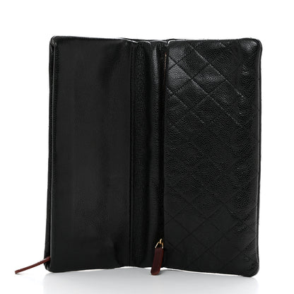 Chanel Caviar Quilted CC Beauty Clutch Black 5 of 9