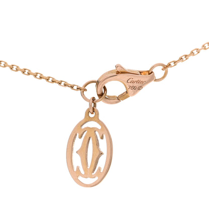 Cartier 18K Pink Gold Diamond Symbols Cross Pendant Necklace 3 of 3