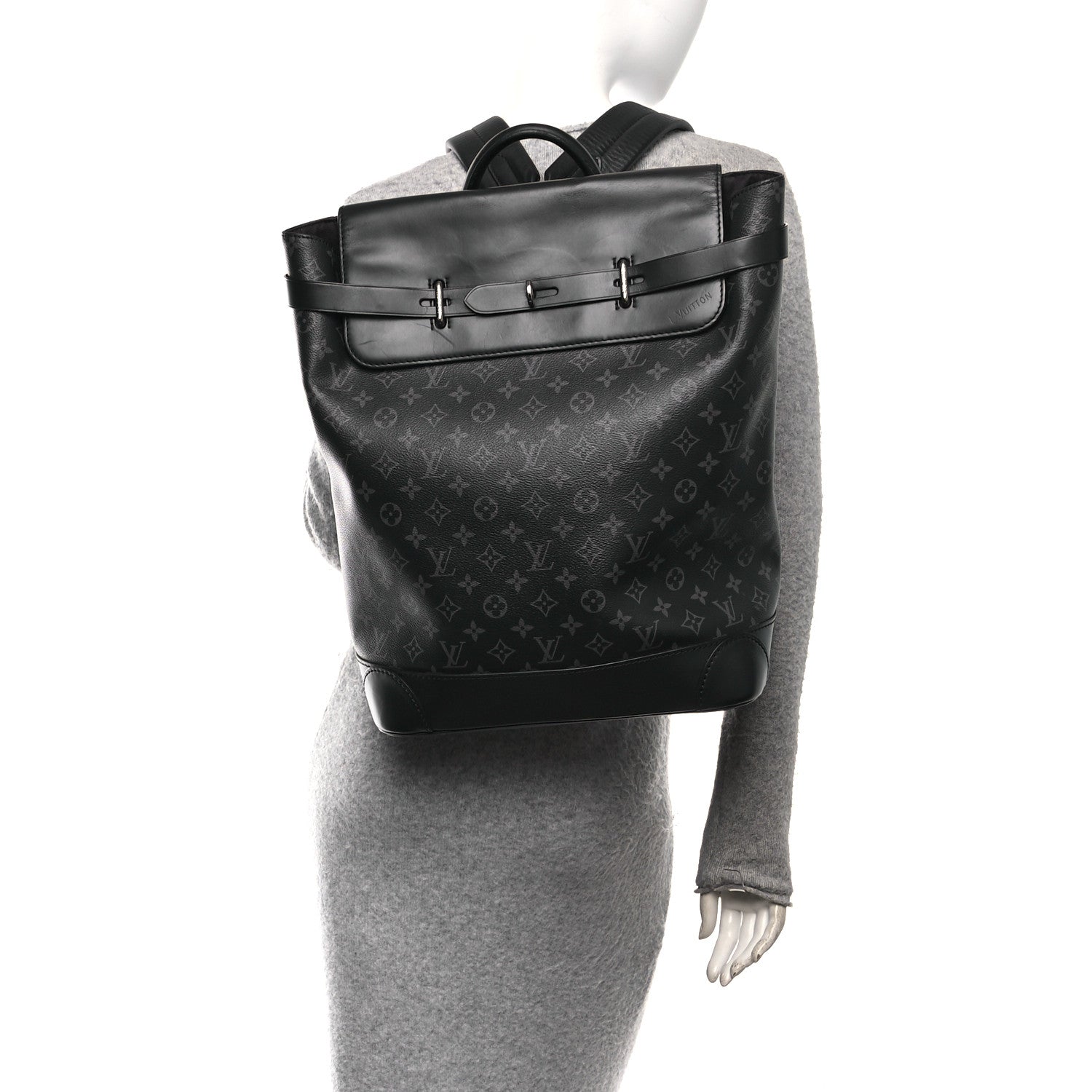 Louis Vuitton Monogram Eclipse Steamer Backpack 2 of 10