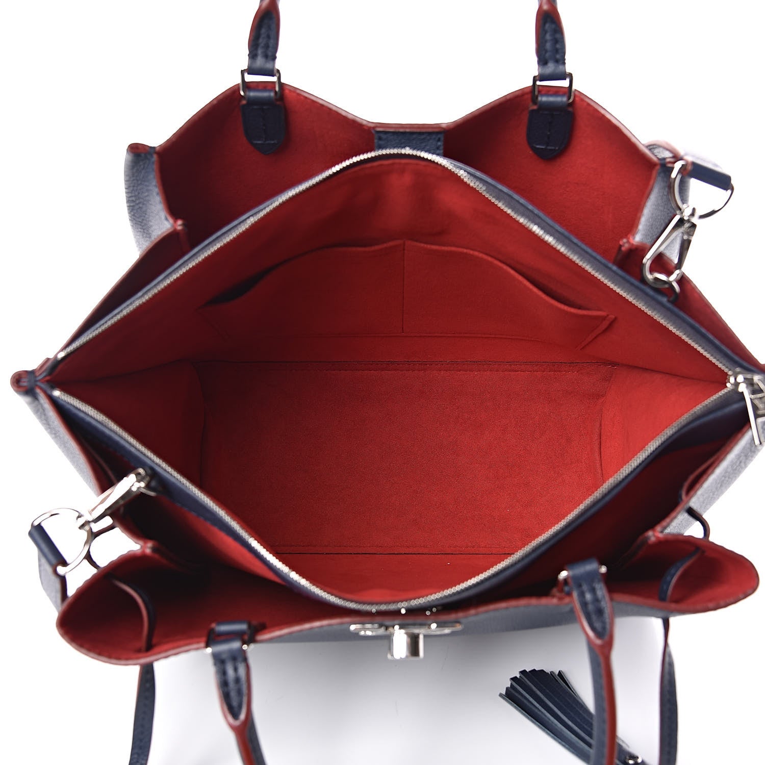 Louis Vuitton Calfskin Lockmeto Marine Rouge 5 of 10