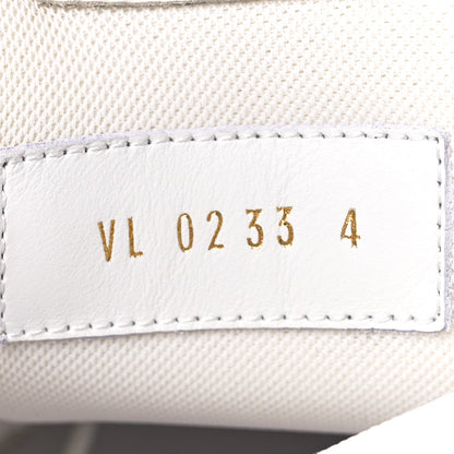 Louis Vuitton Canvas Monogram Mens Striped LV Trainer Sneakers 4 Beige 9 of 9