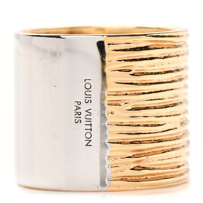 Louis Vuitton My Epi Ring 8.75 Gold Silver 4 of 5