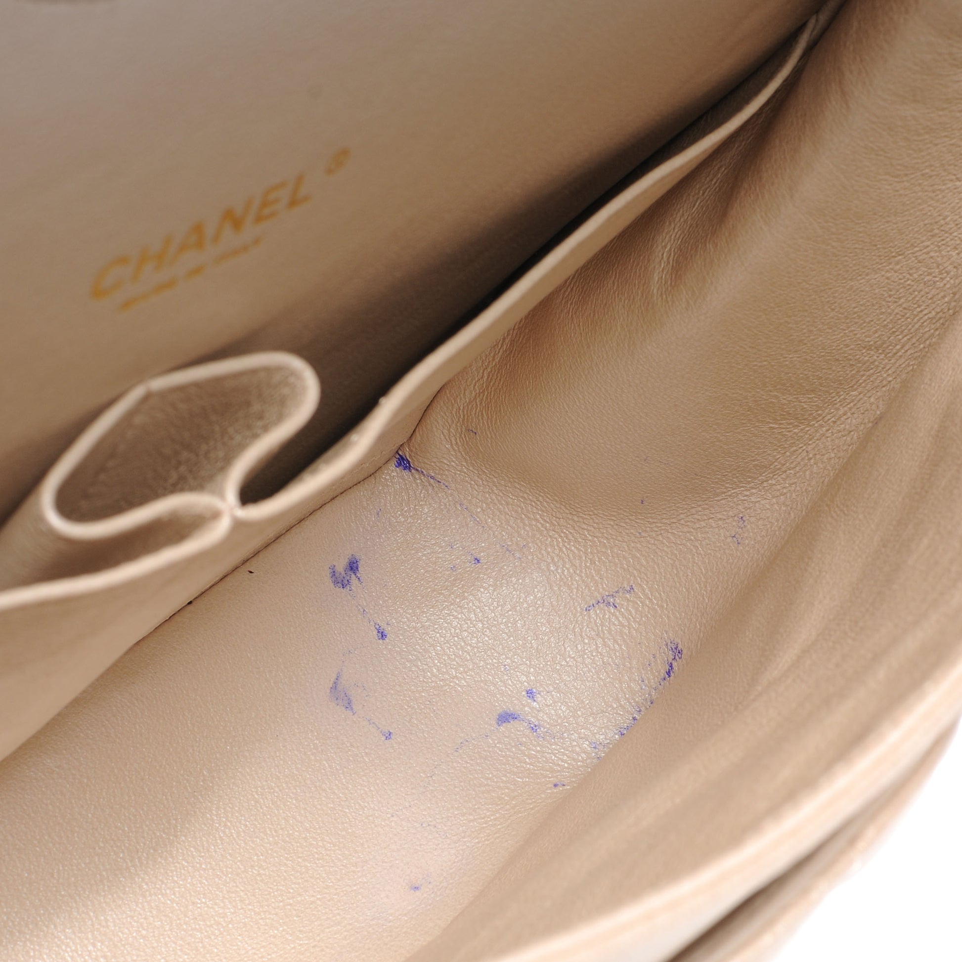Chanel Lambskin Quilted Maxi Double Flap Pearl 9 of 9