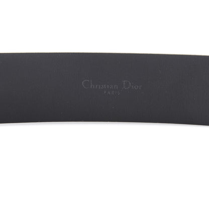 Christian Dior Ultra Matte Calfskin 35mm Montaigne Belt 80 Black 5 of 8