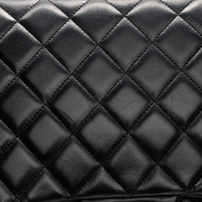 Chanel Lambskin Quilted Maxi Single Flap Black 14 of 16