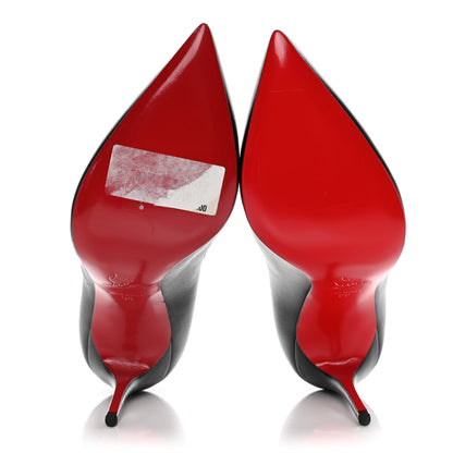 Christian Louboutin Shiny Nappa Pigalle Follies 100 Pumps 38 Black 7 of 17