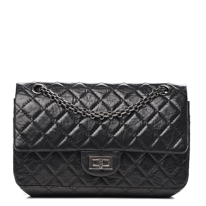 Chanel Aged Calfskin Quilted 2.55 Reissue 225 Flap Black 1 of 10