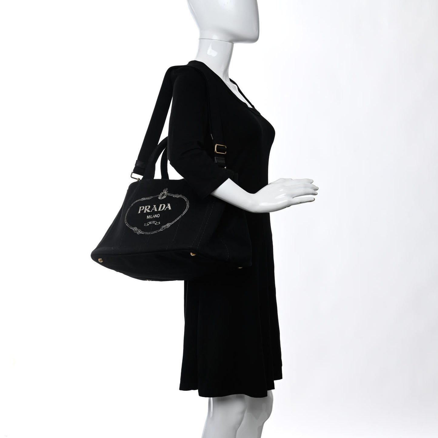 Canapa Logo Tote Black